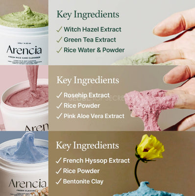Arencia - Fresh Rosehip Rice Mochi Cleanser