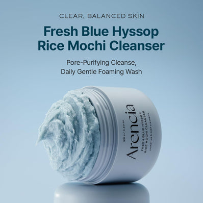 Arencia - Fresh Blue Hyssop Rice Mochi Cleanser