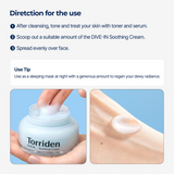 Torriden - DIVE-IN Low Molecular Hyaluronic Acid Soothing Cream