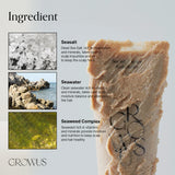 GROWUS - Sea Salt Therapy Scalp Scaler - Απολεπιστικό τριχωτού κεφαλής με Θαλασσινό Αλάτι
