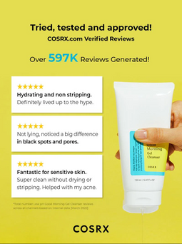 Cosrx - Low pH Good Morning Gel Cleanser