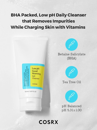 Cosrx - Low pH Good Morning Gel Cleanser