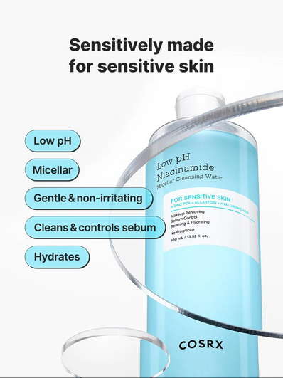 Cosrx - Low pH Niacinamide Micellar Cleansing Water