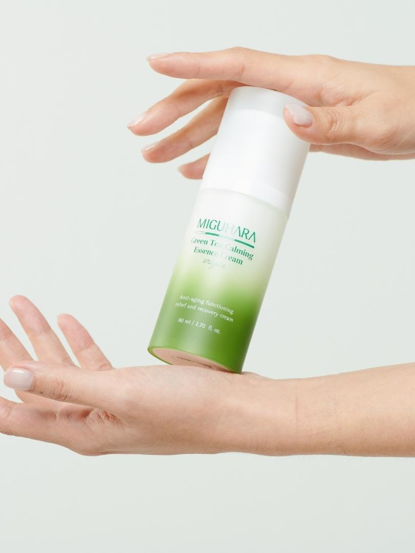 Miguhara - Green Tea Calming Essence Cream Origin