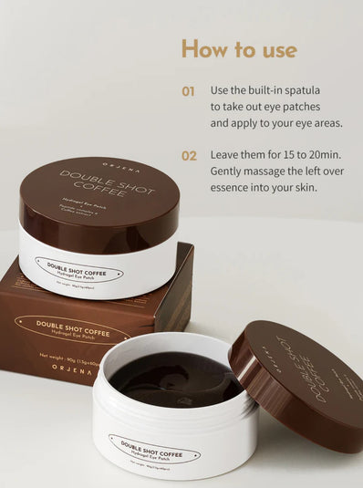 Orjena - Double Shot Coffee Hydrogel Eye Patch