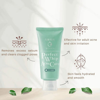 Shiseido Senka - Perfect Whip Acne Care Cleanser Medicated
