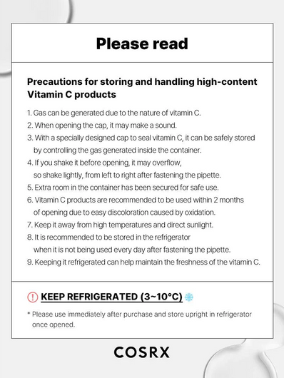 Cosrx - The Vitamin C 23 Serum